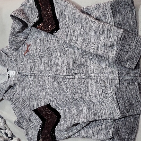 Victoria's Secret PINK Sequin Hoodie - Picture 13 of 16